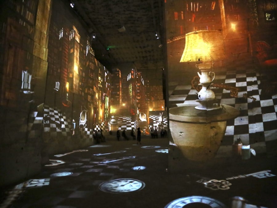 Snowshoeing while it's snowing in Glacier National Park Montana