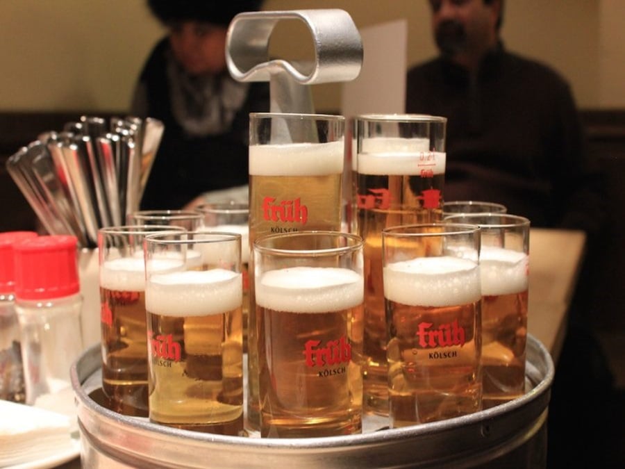 Kolsch Beer at a Brauhaus in Cologne