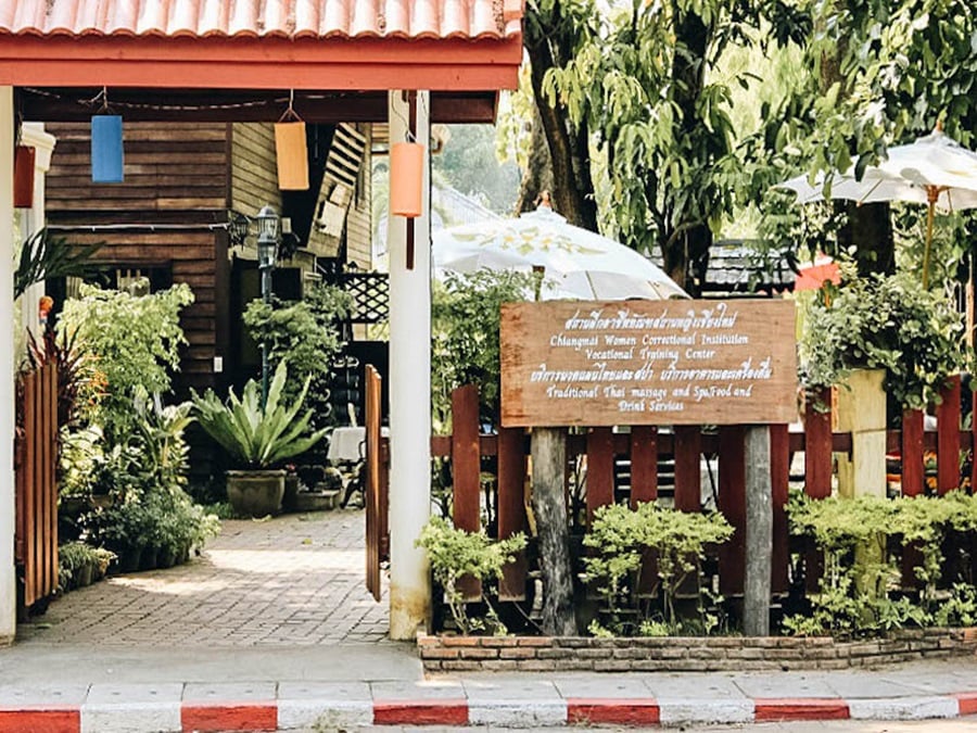 Massage at Women's Correctional Institution in Chiang Mai